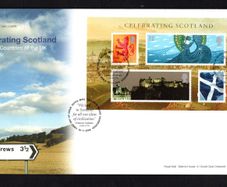 2006 Great Britain Celebrating Scotland Commemorative Stamps Miniature Sheet First Day Cover (FDC)