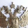 Vintage Bronze large Romanov Crest Image 6