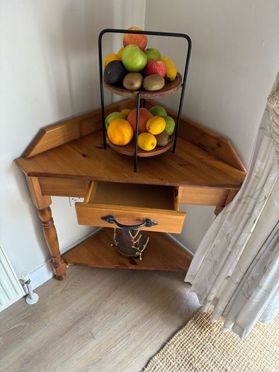 Wooden corner table