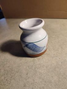 Small Pottery Bud Vase No Stamp.