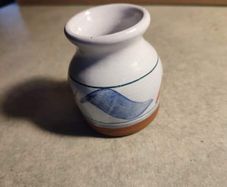 Small Pottery Bud Vase No Stamp.