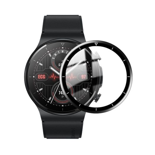 5D Soft Glass Protective Film For Huawei GT 2 Pro ECG Full Curved Cover Screen Protector for Huawei Watch Accessories