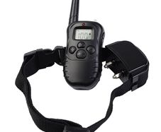 Waterproof Pet Dog Training Collar 998D 300M LCD 100LV 300 Yard Level Electric Shock Vibration Remote, Anti Bark Barking