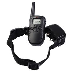 Waterproof Pet Dog Training Collar 998D 300M LCD 100LV 300 Yard Level Electric Shock Vibration Remote, Anti Bark Barking