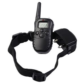 Waterproof Pet Dog Training Collar 998D 300M LCD 100LV 300 Yard Level Electric Shock Vibration Remote, Anti Bark Barking