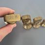 Antique Victorian brass bell weights Image 4