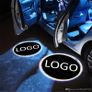 2 LED Car door courtesy laser projector Logo Ghost Shadow Light Image 6