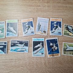 Grenada Stamp Lot, cancelled, topic space - free standard postage