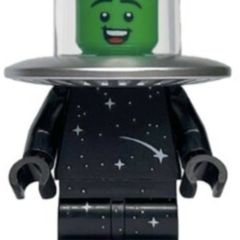 LEGO Alien UFO minifigurine
