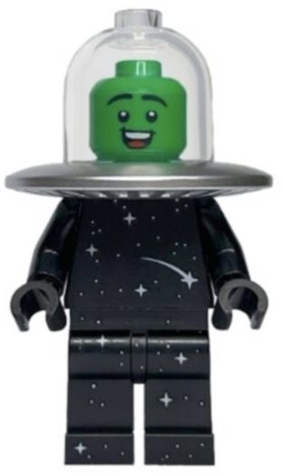 LEGO Alien UFO minifigurine
