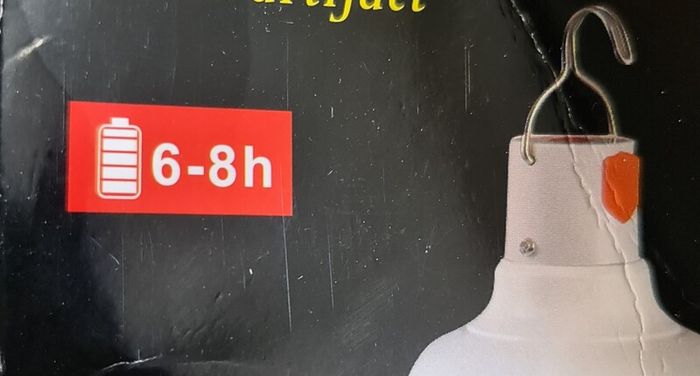 Rechargeable camping light