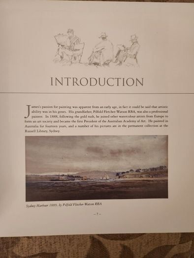 James Fletcher - Watson.a Celebration Of The Artist's Life And Work. Large Volume Hardback In Good Condition.
