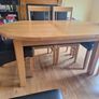 Extendable Dining Table and Six Chairs Image 3