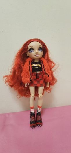 Rainbow High Fashion Doll Winter Break Ruby Anderson With Snowboard