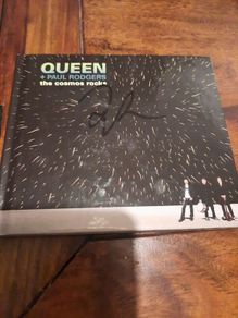 QUEEN: The Cosmos Rocks -CD and DVD (Autographed by Taylor Hawkins of Foo Fighters)