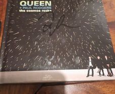 QUEEN: The Cosmos Rocks -CD and DVD (Autographed by Taylor Hawkins of Foo Fighters)