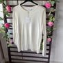 jumper bnwt savida cream pleated back jumper size medium Image 2