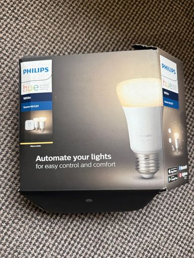 Philips Hue Smart Home E27 Starter Kit - dimmable bulbs and hub