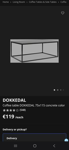 coffee table