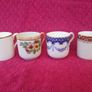 Vintage Cups  X 4 Image 5