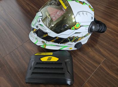 ESAB Sentinel A60 Air "Ghost" special edition with EPR-X1.1 PAPR. Welding mask and air fed system.