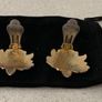 Vintage Orchid Cloisonne Clip-on Earrings Image 3