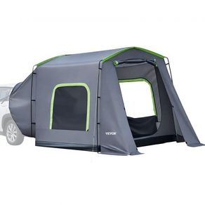 Large SUV Tent for 5-9 Person, 10.6 x 8 FT All-Season SUV Tailgate Tent with Ventilated Door & Mesh Windows, PU3000mm Waterproof Dual-Use Car Rear Hatch Tents for Outdoor Camping Hiking