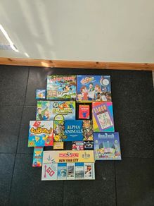 Bundle of 14 Board and Card Games Bulk Lot