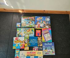 Bundle of 14 Board and Card Games Bulk Lot