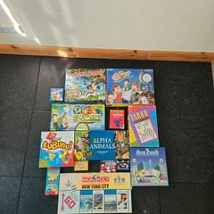 Bundle of 14 Board and Card Games Bulk Lot