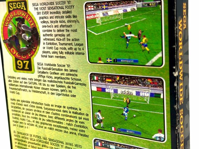 Sega Worldwide Soccer 97 for Sega Saturn - Boxed