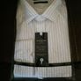 Hammond & Co. by Patrick Grant Fine Stripe Tailored Fit Shirt New With Tags Wine & White 19" Collar Fits up to 54" Chest Payment by Paypal or Revolut Image 7