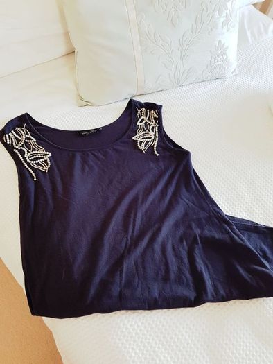 Dorothy Perkins Navy Dress - Size 14