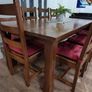 Solid wood table and 8 matching chairs Image 7