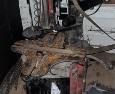 Two tyre machine and balancers