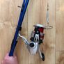 fishing rod and reel already set up ready to go mackrell pollock bass Image 2