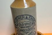 Antique 2 tone glazed Ginger Beer Bottle