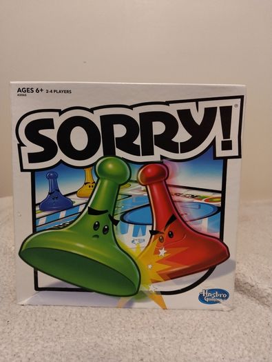 SORRY, Classic Hasbro Board Game;