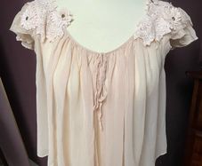 Topshop UK10 Pleated Floral Cardigan Cape