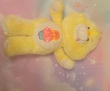 Birthday Bear HTF Carebear Kenner American Greetings Corporation AGC 1983 Plush Teddy 12inch Large Vintage