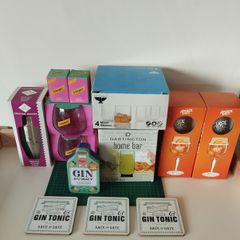 Cocktail & Gin Glass Bundle  Shakers, Glassware & Coasters