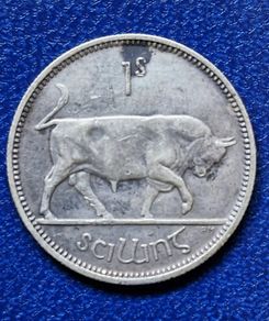 Ireland 1935 Silver Shilling coin