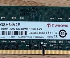 16GB Transcend DDR4-3200 memory TS2GSH64V2E