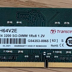 16GB Transcend DDR4-3200 memory TS2GSH64V2E