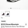 Ecco boots Snow Mountain Kids' Nubuck Gore-Tex Image 7