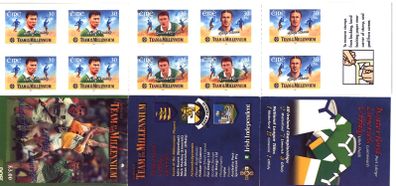 2000 Ireland GAA Team of the Millennium (Waterford & Offaly & Limerick) Self-adhesive Commemorative Stamps Booklet Mint Never Hinged (MNH)