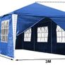 3 x 9 m UV Protection Gazebo Party Tent with 8 Side Panels, Marquee Garden, Market, Wedding and Waterproof Party Tent Image 5