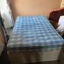 Small double matress(4ft) and bed base, also single base Image 2