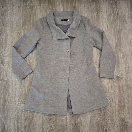 Light grey coat, size L