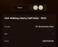 USA coin liberty half dollar silver 1942